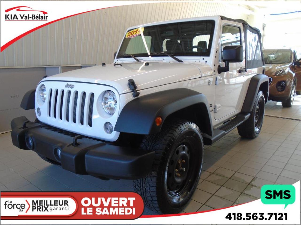 Used 2014 Jeep Wrangler 2 Dr Sport for sale in Québec, QC