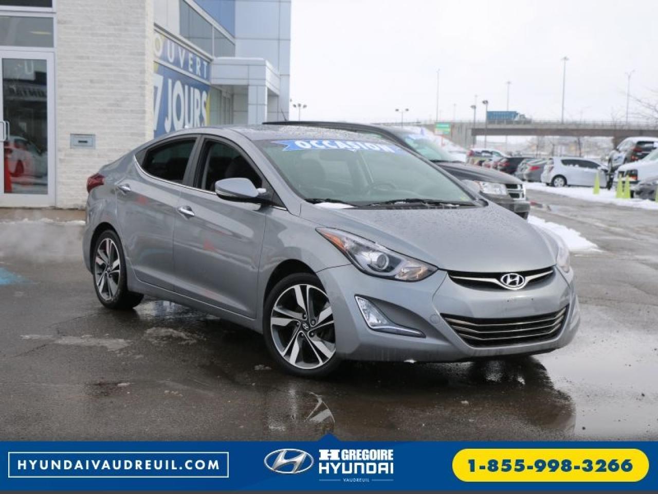 Used 2015 Hyundai Elantra Ltd Sunroof Cuir Gps for sale in St-Léonard, QC