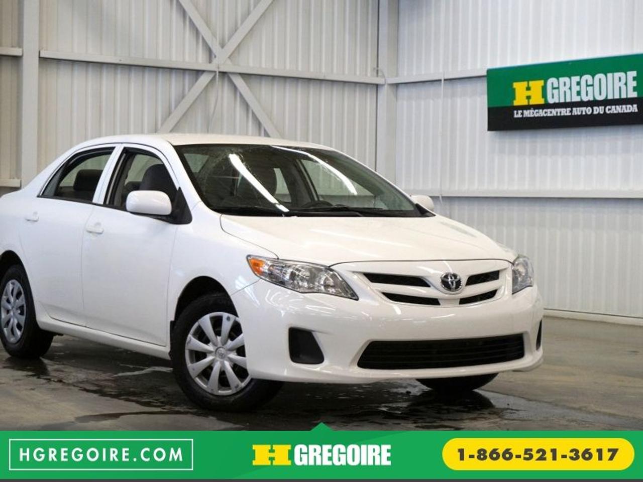 <a href=https://www.autoaubaine.com/Toyota-Corolla-c7028164.html>https://www.autoaubaine.com/Toyota-Corolla-c7028164.html</a>

Toyota Corolla CE 2013

Freins ABS, Miroirs chauffants, Volant ajustable, Antipatinage

ECONOMISER 10 355$! BAS KILOMÉTRAGE, Aucun frais caché, Taux dintérêt imbattable! Ouvert 7 jours. Inspection en plus de 125 points et rigoureux processus de remise à neuf. Satisfaction garantie de 3 jours ou argent remis et privilège déchange 30 jours. Obtenez le meilleur taux de financement et même une 2e ou 3e chance au crédit. Pour plus dinformation sur cette voiture et pour obtenir le rapport dhistorique CarProof gratuitement, visitez https://www.hgregoire.com/fr-stk/H6719. *Prix du manufacturier neuf (21 650$)
