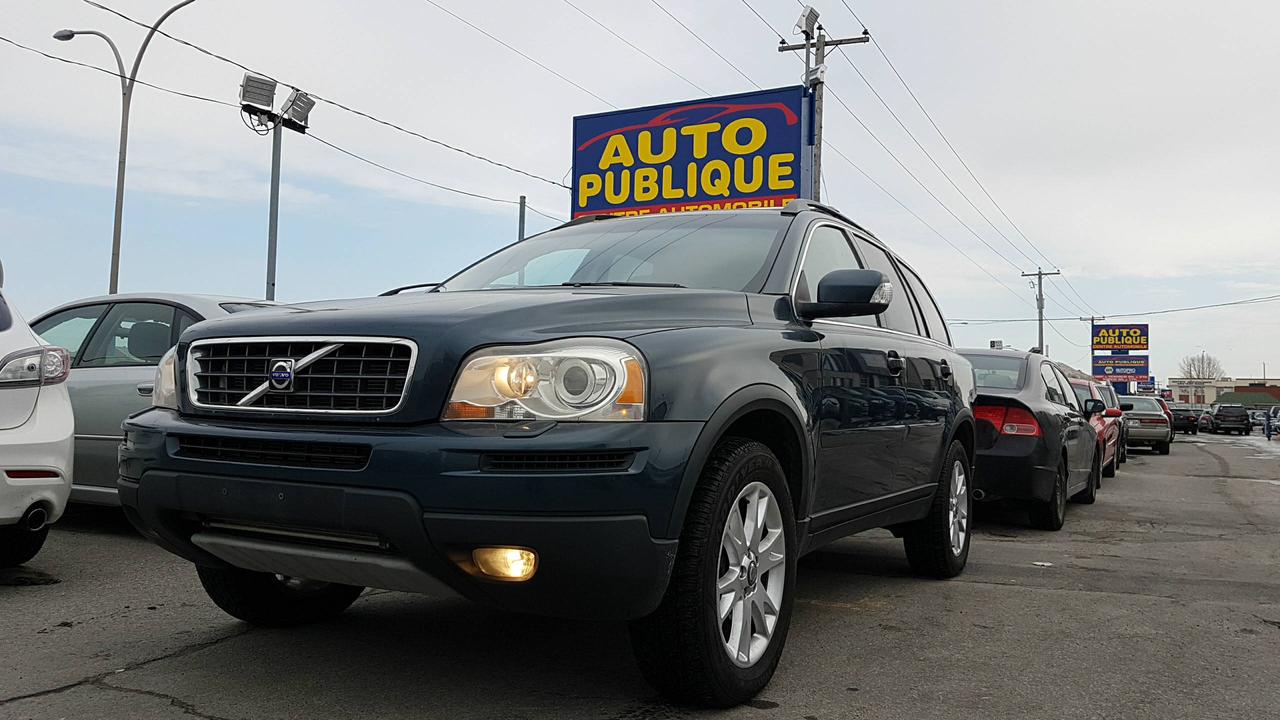 <a href=https://www.autoaubaine.com/Volvo-XC90-c6751533.html>https://www.autoaubaine.com/Volvo-XC90-c6751533.html</a>

Volvo XC90 2008, 160,000km, automatique, 7 passagers, cuir, bancs chauffants, toit ouvrant, phares au xénon, assistance au stationnement, tout équipé!

Notre site situé à Laval vous offre tous les soins requis pour votre nouveau véhicule sous un même toit : Mécanique  à taux réduit si vous achetez un véhicule chez nous, des rabais sur lesthétique ainsi la teinte de vitres, débosselage sans peinture, carrosserie, remplacement de pare-brise et bien plus.

Tous nos véhicules ont un rapport dinspection détaillé, sont soigneusement préparés.

Nous vous offrons le financement 1ère, 2ème et 3ème chance au crédit ainsi que la politique du meilleur prix garanti !

Osez comparer. Avant dacheter venez rencontrer notre personnel dynamique dans un environnement sans pression. Notre mission est de vous trouver le véhicule de votre choix, selon vos critères ! Si nous ne lavons pas, nous pouvons vous le trouver ! Frais de préparation en sus.

Se habla Español !