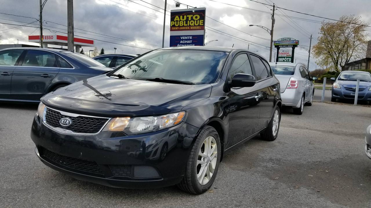 <a href=https://www.autoaubaine.com/Kia-Forte 5-c6822877.html>https://www.autoaubaine.com/Kia-Forte 5-c6822877.html</a>

Kia Forte 5 2012 EX, 81,000km, automatique, air climatisé, groupe électrique, bluetooth, bancs chauffants, groupe électrique, tout équipé! 
Vient avec demarreur a distance, 2 telecommandes.

Nos emplacements situés à Laval et à Mirabel vous offrent tous les soins requis pour votre nouveau véhicule sous un même toit : Mécanique à taux réduit si vous achetez un véhicule chez nous, des rabais sur lesthétique ainsi la teinte de vitres, débosselage sans peinture, carrosserie, remplacement de pare-brise et bien plus.

Tous nos véhicules ont un rapport dinspection détaillé, sont soigneusement préparés.

Nous vous offrons le financement 1ère, 2ème et 3ème chance au crédit ainsi que la politique du meilleur prix garanti !

Osez comparer. Avant dacheter venez rencontrer notre personnel dynamique dans un environnement sans pression. Notre mission est de vous trouver le véhicule de votre choix, selon vos critères ! Si nous ne lavons pas, nous pouvons vous le trouver ! Frais de préparation en sus.

Se habla Español !