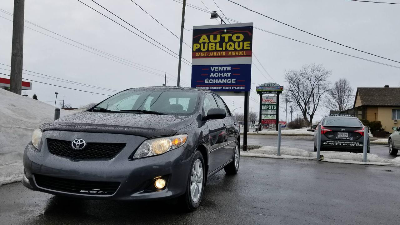 <a href=https://www.autoaubaine.com/Toyota-Corolla-c7024197.html>https://www.autoaubaine.com/Toyota-Corolla-c7024197.html</a>

Toyota Corolla LE 2010, automatique, 123,325km, groupe électrique, climatiseur electronique, toit ouvrant, intérieur en boiserie, mags, cruise, keyless entry. Tout équipé!

Ce vehicule est situé au 13459 Curé Labelle à Mirabel, Saint-Janvier.

Notre site situé à Laval vous offre tous les soins requis pour votre nouveau véhicule sous un même toit : Mécanique  à taux réduit si vous achetez un véhicule chez nous, des rabais sur lesthétique ainsi la teinte de vitres, débosselage sans peinture, carrosserie, remplacement de pare-brise et bien plus.

Tous nos véhicules ont un rapport dinspection détaillé, sont soigneusement préparés.

Nous vous offrons le financement 1ère, 2ème et 3ème chance au crédit ainsi que la politique du meilleur prix garanti !

Osez comparer. Avant dacheter venez rencontrer notre personnel dynamique dans un environnement sans pression. Notre mission est de vous trouver le véhicule de votre choix, selon vos critères ! Si nous ne lavons pas, nous pouvons vous le trouver ! Frais de préparation en sus.

Se habla Español !

Ce vehicule est situé au 13459 Curé Labelle à Mirabel, Saint-Janvier.

Notre site situé à Laval vous offre tous les soins requis pour votre nouveau véhicule sous un même toit : Mécanique  à taux réduit si vous achetez un véhicule chez nous, des rabais sur lesthétique ainsi la teinte de vitres, débosselage sans peinture, carrosserie, remplacement de pare-brise et bien plus.

Tous nos véhicules ont un rapport dinspection détaillé, sont soigneusement préparés.

Nous vous offrons le financement 1ère, 2ème et 3ème chance au crédit ainsi que la politique du meilleur prix garanti !

Osez comparer. Avant dacheter venez rencontrer notre personnel dynamique dans un environnement sans pression. Notre mission est de vous trouver le véhicule de votre choix, selon vos critères ! Si nous ne lavons pas, nous pouvons vous le trouver ! Frais de préparation en sus.

Se habla Español !
