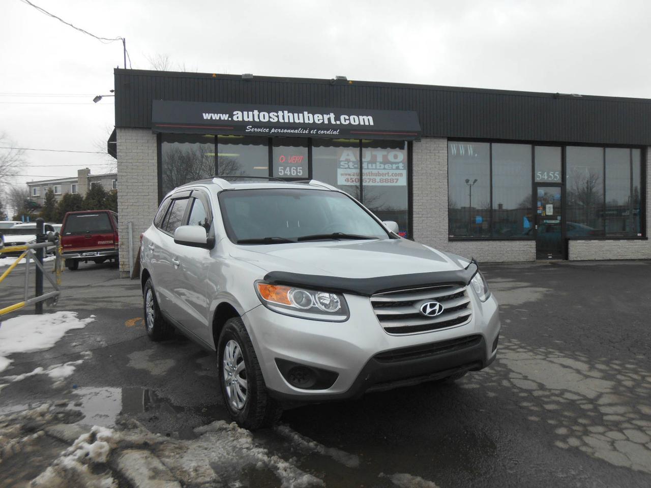 <a href=https://www.autoaubaine.com/Hyundai-Santa Fe-c7028602.html>https://www.autoaubaine.com/Hyundai-Santa Fe-c7028602.html</a>

VÉHICULE SITUÉ AU 5465 BOUL. COUSINEAU, SAINT-HUBERT, J3Y 3L1 450-678-8887 FINANCEMENT DISPONIBLE @ PARTIR DE 45$ PAR SEMAINE. HYUNDAI SANTA FE 2012, 68 000 KM CERTIFIÉ, MOTEUR 4 CYLINDRES DE 2.4L FIABLE ET TRÈS ÉCONOMIQUE. VÉHICULE TOUT ÉQUIPÉ AVEC VITRES PORTES ET MIROIRS ÉLECTRIQUE, AIR CLIMATISÉ, RÉGULATEUR DE VITESSE,  BLUETOOTH, RADIO AM/FM/CD/AUXILIAIRE/USB, VOLANT MULTIFONCTIONS ET  AJUSTABLE, BIEN CHAUSSÉ SUR 4 BON PNEUS SUR JANTES, HITCH, DÉFLECTEUR DE CAPOT ET DE VITRES,  VITRES TEINTÉS ET BIEN PLUS! UNE OFFRE A NE PAS MANQUER !!! PROFITEZ DE NOTRE FINANCEMENT CLÉ EN MAIN AVEC UN TAUX À PARTIR DE 4.9%. FINANCEMENT MAISON DISPONIBLE APPROUVÉ A 100%, AUCUN CAS REFUSÉ! NOUS OFFRONS LES MEILLEURS PRODUITS DE FINANCEMENT, AVONS UN APPROVISIONNEMENT EXCLUSIF AUPRÈS DES CONCESSIONNAIRES ET OFFRONS LES MEILLEURS PRIX DU MARCHÉ ! OUVERT 7 JOURS SEMAINE. POSSIBILITÉ d ÉCHANGE ET PLUS ENCORE ! FINANCEMENT 1RE 2E ET 3E CHANCE AU CRÉDIT WWW.AUTOSTHUBERT.COM POUR VOIR TOUS LES VÉHICULES EN INVENTAIRE. 2 CONCESSIONNAIRES SUR LA RIVE-SUD DE MONTREAL. EL 118534