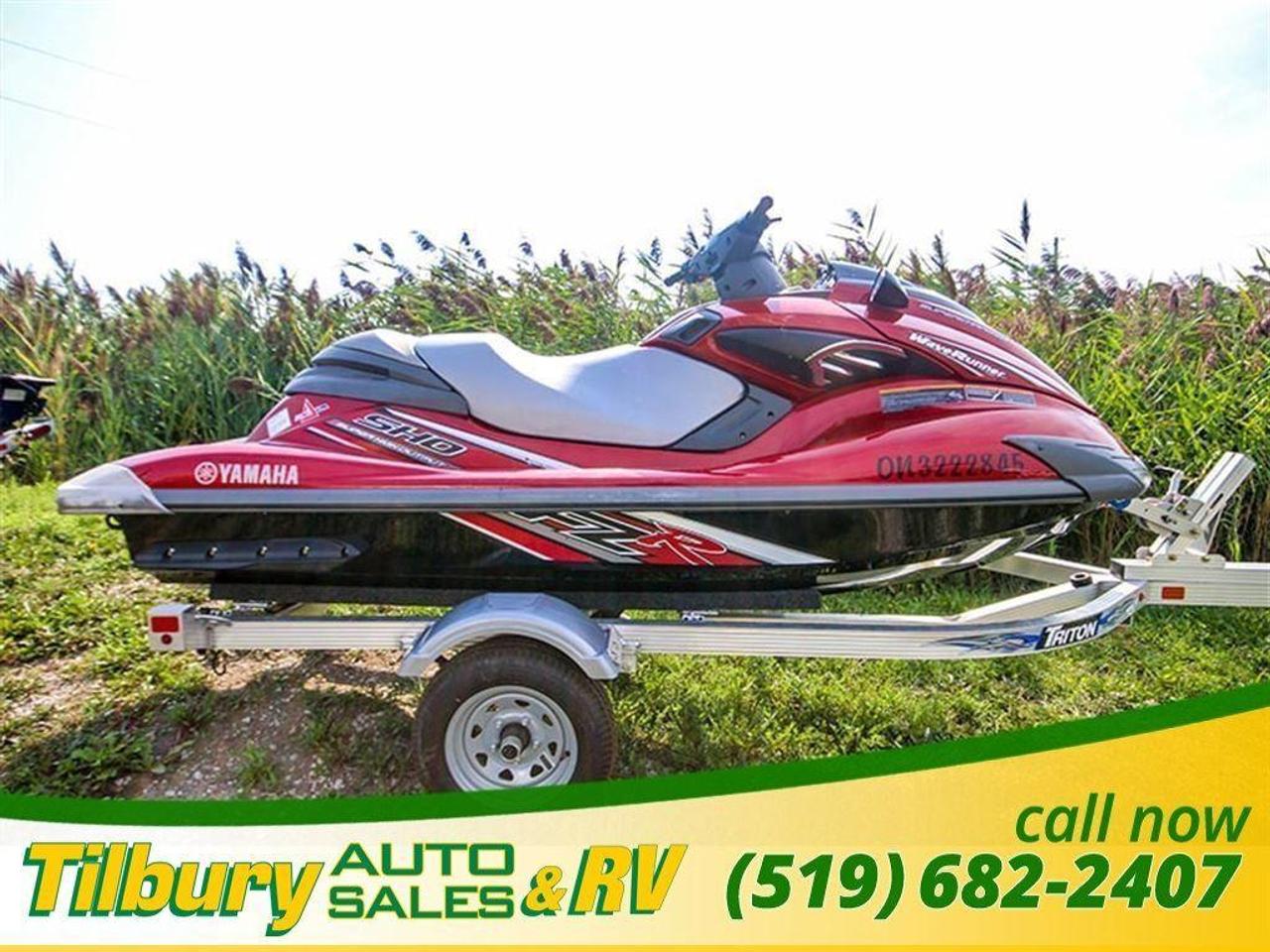 <p>2010 YAMAHA SHO waverunner ready to cruise the lakes. Excellent used condition, runs great. suitable for more than 1 rider at a time. While every reasonable effort is made to ensure the accuracy of this data, we are not responsible for any errors or omissions contained on these pages. Please verify any information in question with a dealership sales representative. Serving, Windsor, Essex, Tilbury, Chatham, Blenheim, Rodney, St. Marys, St. Thomas, Leamington, Harrow, Amherstburg, Kingsville, Wheatley, Belle River, Lakeshore, Wallaceburg, Sarnia,London, Lambton, Lambton County, Lambeth, Essex County, Middlesex, Middlesex County, Rodney, Dresden, Thamesville, Lasalle, Watford, Ailsa Craig, Glencoe, Alvinston, Parkhill, Strathroy, Mt.Brydges, West Lorne, Dutton, Aylmer * Prices in Ontario, include OMVIC/AMVIC fee (where applicable), dealer administration and other retailer charges and exclude taxes, license, insurance, plus HST*</p>