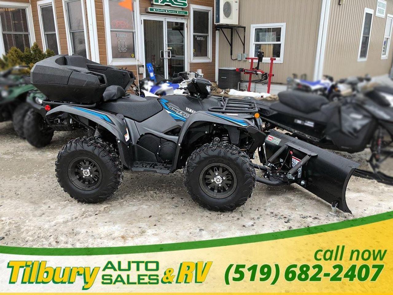 New 2018 Yamaha Grizzly 700 EPS  SE WITH PLOW WINCH for sale in Tilbury, ON
