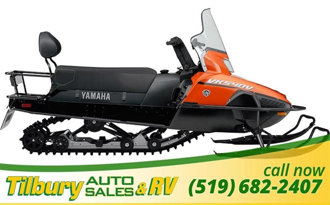 Contact Tilbury Auto Sales at 519-682-2407 or visit our lot today at 20600 HWY #42, TILBURY, ONTARIO. N0P 2L0.     For all, snowmobiling is a way of life. But for some, that way of life is dependent on a machine built to work. The VK540 is engineered to be tough, with all the dependable workhorse features you would need to complete any winter work. Tested in Yamahas engineered wind tunnel to develop a body and windshield that would hold up against the harsh polar conditions, inside and out the VK540 is ready and waiting to work.    Proven 540cc 2-stroke engine  Improved midrange torque and reduced fuel consumption by nearly 25%  Legendary VK540 reliability with updated features    HEATED MIKUNI TM33 CARBURETOR  Delivers crisp throttle response  Small dual electronic heater coils stabilize idle speed  Reduced plug fouling    Includes large snow evacuation holes on running boards with traction  Lightweight, high-tensile steel  Maintains VK540s legendary rugged durability in the toughest conditions      Contact Tilbury Auto Sales at 519-682-2407 or visit our lot today at 20600 HWY #42, TILBURY, ONTARIO. N0P 2L0.   &bull;   &bull;   &bull;   &bull; Come in and speak to one of our sales professionals to book a test drive today.    With Special Rate Auto Financing, a 99% Credit Approval OAC, and a variety of warranty plans suited to your needs this ones ready to drive off the lot today! Feel free to apply online or stop by and see one of our sales specialists and let us put you in the driver seat today.    While every reasonable effort is made to ensure the accuracy of this data, we are not responsible for any errors or omissions contained on these pages. Please verify any information in question with a dealership sales representative. Serving, Windsor, Essex, Tilbury, Chatham, Blenheim, Rodney, St. Marys, St. Thomas, Leamington, Harrow, Amherstburg, Kingsville, Wheatley, Belle River, Lakeshore, Wallaceburg, Sarnia,London, Lambton, Lambton County, Lambeth, Essex County, Middlesex, Middlesex County, Rodney, Dresden, Thamesville, Lasalle, Watford, Ailsa Craig, Glencoe, Alvinston, Parkhill, Strathroy, Mt.Brydges, West Lorne, Dutton, Aylmer    * Prices in Ontario, include OMVIC/AMVIC fee (where applicable), dealer administration and other retailer charges and exclude taxes, license, insurance, plus HST*  * While every reasonable effort is made to ensure the accuracy of this information, we are not responsible for any errors or omissions contained on these pages. Please verify any information in question with Tilbury Auto Sales & RV.