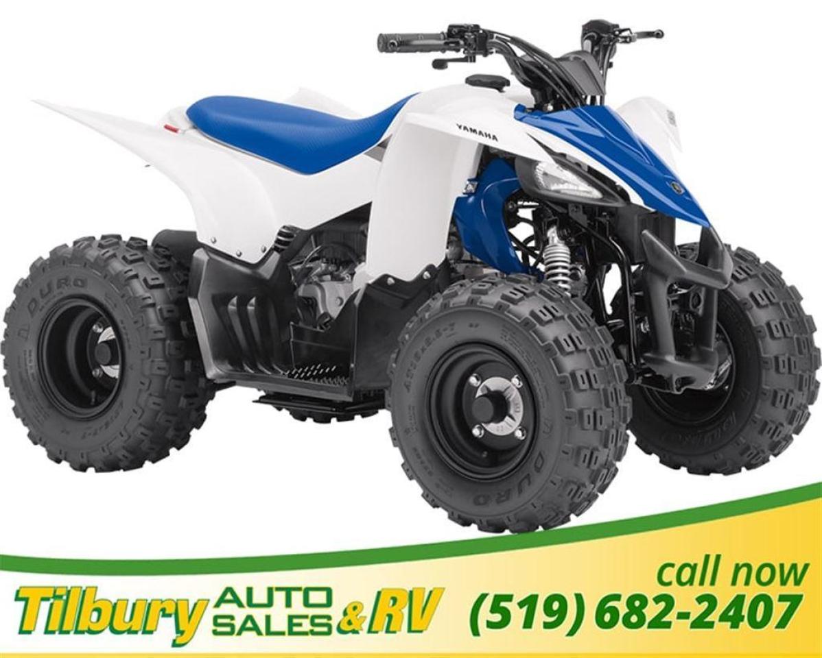 New 2018 Yamaha Raptor 50 BLUE/WHITE for sale in Tilbury, ON