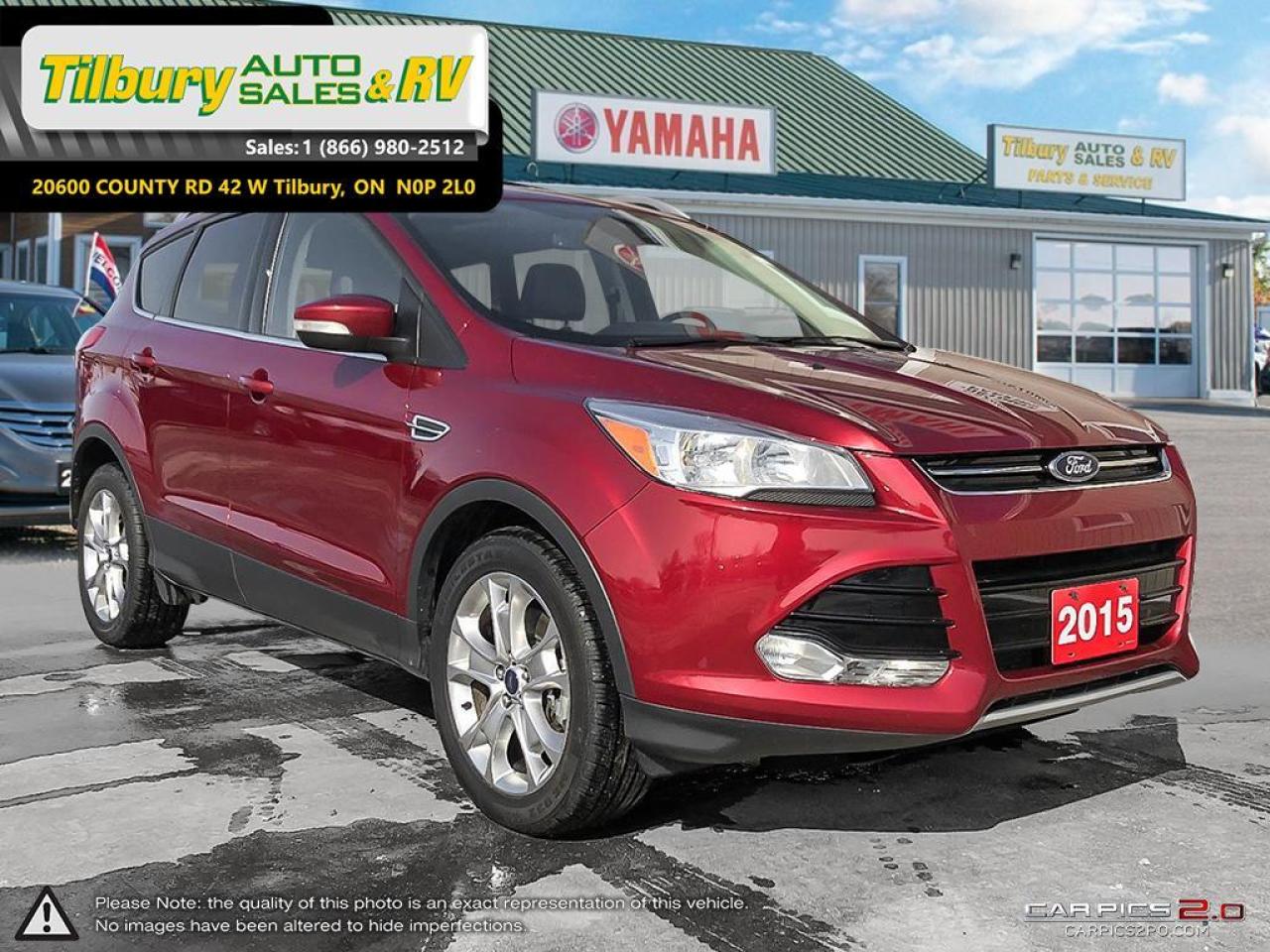 Used 2015 Ford Escape Titanium. LEATHER. GREAT ON GAS. SUNROOF. for sale in Burlington, ON