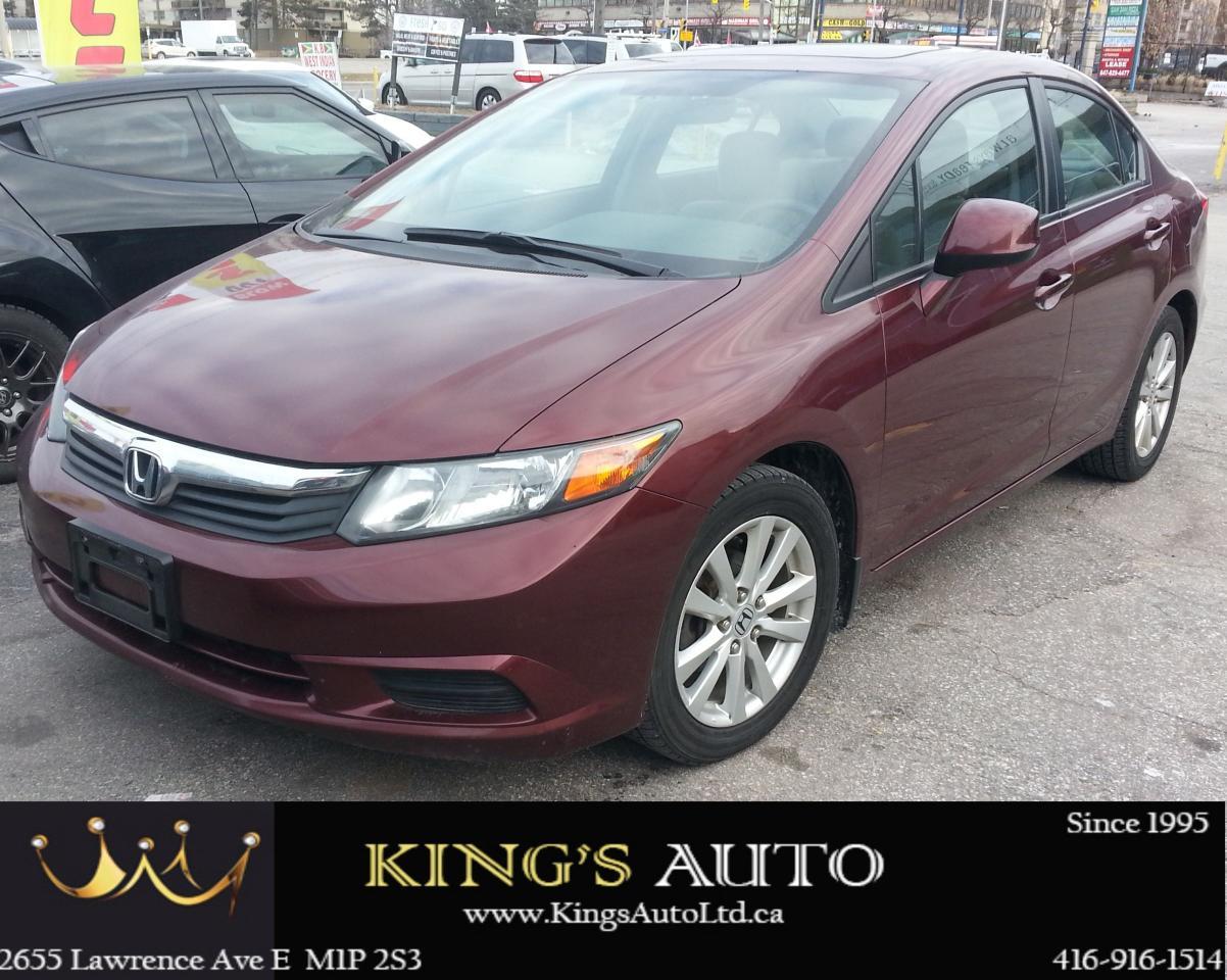 Used 2012 Honda Civic EX, SUNROOF for sale in Mount Hope, ON