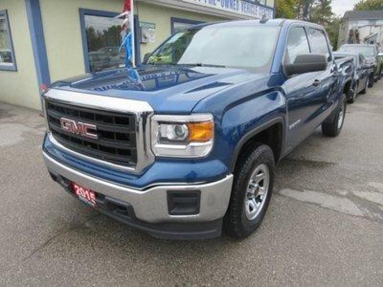 Used 2015 GMC Sierra 1500 WORK READY SLE MODEL 6 PASSENGER 5.3L - V8.. 4X4.. CREW.. SHORTY.. FACTORY WARRANTY.. BACK-UP CAMERA.. for sale in Owen Sound, ON