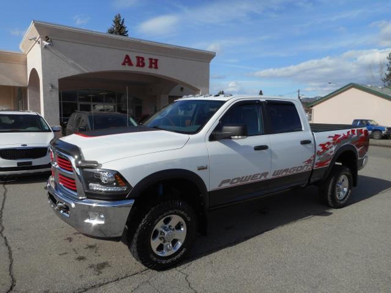 2015 Ram 2500 Crew Cab 4x4 SLT. The Ultimate in heavy duty trucks! Work Hard and Play hard with this one. Powered by the 6.4l Hemi engine. Equipped with factory Warn winch, electronic disconnecting front swaybar, locking front and rear differential, navigation, heated seats and steering wheel, remote start and so much more. Come check out the 2015 Ram Power Wagon.