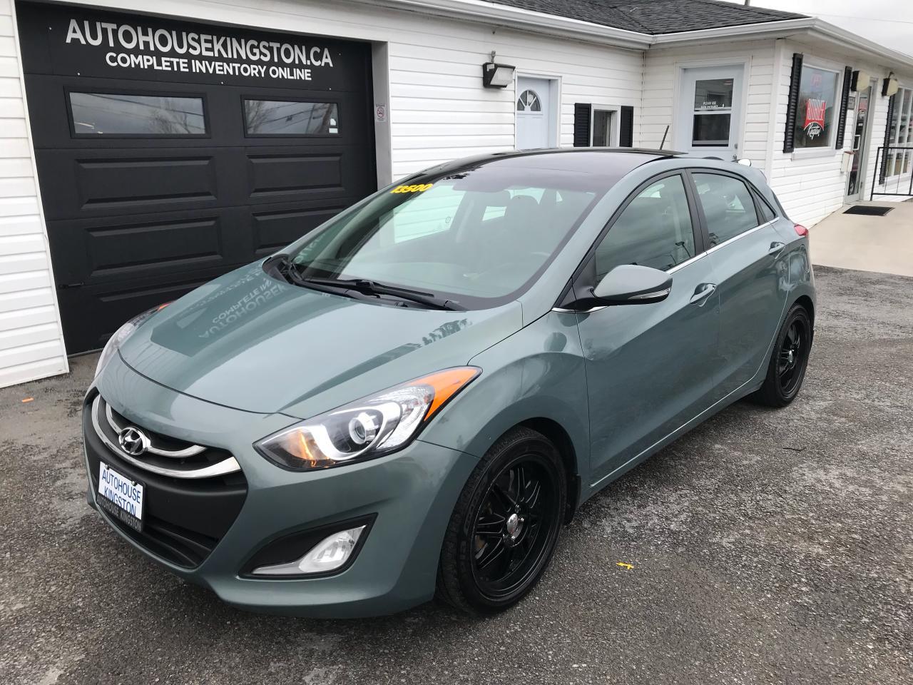 <p class=MsoNormal>2013 Hyundai Elantra GT&nbsp;</p>
<p class=MsoNormal>Air Conditioning, Alloy Wheels, Automatic Headlights, Power Driver Seat, Heated Leather Front Seats, Cruise Control, USB/Aux Ports, Steering Wheel Controls, Power Windows, Power Locks.</p>
<p class=MsoNormal>All of our vehicles are ready to go! They&rsquo;ve been through the shop for a 250-point safety inspection, Oil Change and Emissions Test if needed. Our vehicles have been cleaned inside and out for your viewing pleasure. When you step on our lot you&rsquo;ll notice that everything is priced and has an information sheet on the dash. We make shopping easy and stress free. Our lot is always open so you can view the vehicles yourself in the evening or on Sundays.</p>
<p class=MsoNormal>Autohouse Kingston is a locally owned family business, and have been serving Kingston and surrounding areas for over 25 years. We operate with transparency and family-like service for all our clients. Here at Autohouse Kingston we work with over 20 lenders to get you the best possible finance options. Please ask how you can add warranty and a winter tire package to your monthly payment. Get approved and driving the same day!</p>
<p>&nbsp;</p>
<p class=MsoNormal>We are located 1556 Bath Rd in Kingston. Just East of Gardiners. Come on in for a test drive and speak to the owners, Bradie and Ken Johnston who will look after all your automotive needs with the friendly, low pressure feel you&rsquo;ve been searching for. Drive off with your new ride today! Our office number is 613-634-3262 and our website is https://www.autohousekingston.ca/ If you have questions after hours or on weekends, Feel free to text Bradie at 613-331-1121. Autohouse Kingston &ndash; It just makes sense.&nbsp;&nbsp;</p>