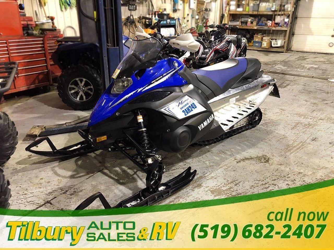 <p>Call us for more information or to schedule a test drive! 519-682-2407 The acceleration is amazing and very addicting and the mid-range hit is instant. Compared to 800 2-strokes on the market, this motor feels stronger in the mid-range, which is where most of your riding takes place. The Genesis 130FI may be closer in power to 700 class 2-strokes on paper but the high revs and torque of the triple cylinder 4-stroke allow it to compete with higher powered 2-strokes. For 2013 Yamaha softened the front and rear suspension calibrations on the base Nytro to make it more trail compliant. The front piggyback shocks were replaced with a pair of &ldquo;cheaper&rdquo;, but lighter, non-piggyback shocks that actually work pretty well for normal to aggressive trail riding. The single biggest improvement to the handling came from the dual keel Tuner skis. They significantly calmed down the twitchy and unpredictable front end. The Tuners eliminated darting, allowed for easy steering effort, and provided great bite in the corners. The combination of the Tuners and Ripsaw II track work well together to reduce inside ski lift through corners by allowing the track to break loose easier.</p>