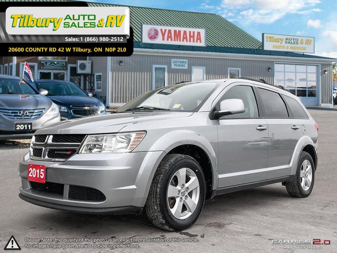 Used 2015 Dodge Journey SE Plus. 7 PASSENGER SEATING. Touch Screen. for sale in Tilbury, ON