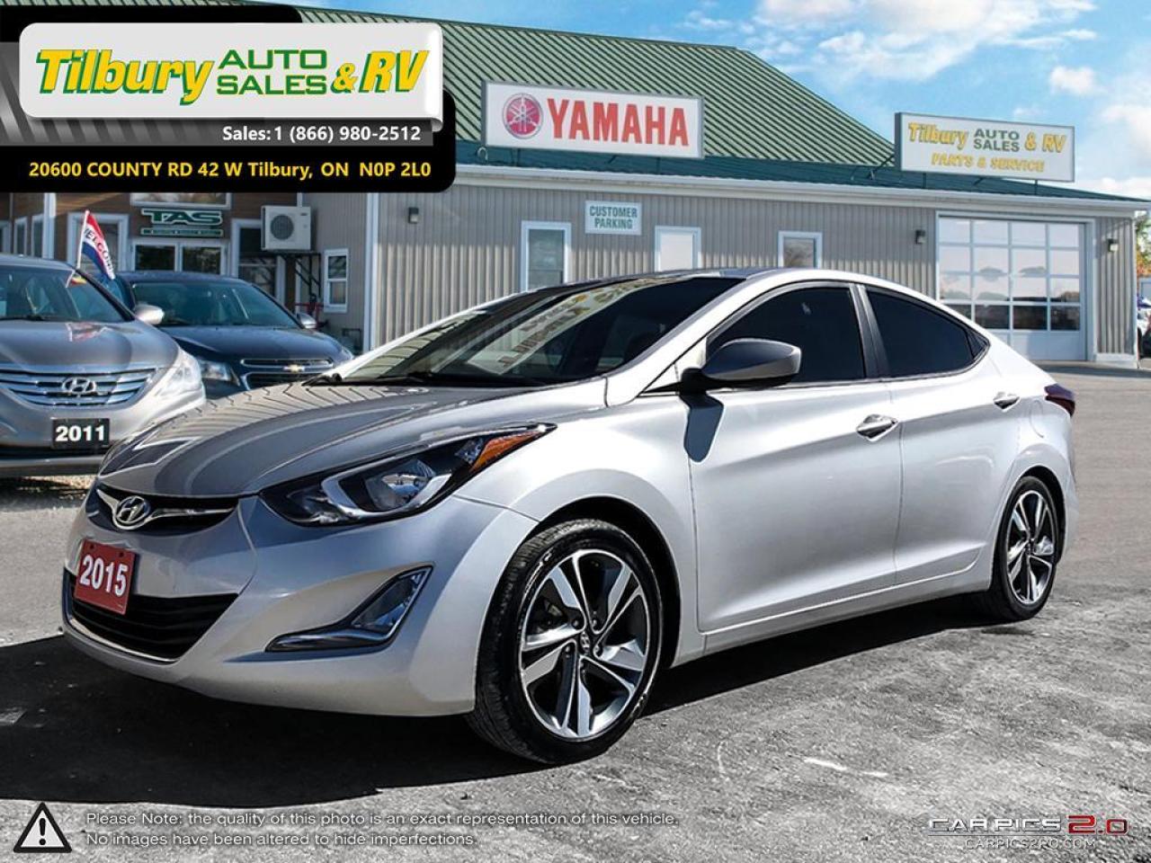 Used 2015 Hyundai Elantra 6 Manual w/OD. SUNROOF. HEATED SEATS. for sale in Tilbury, ON