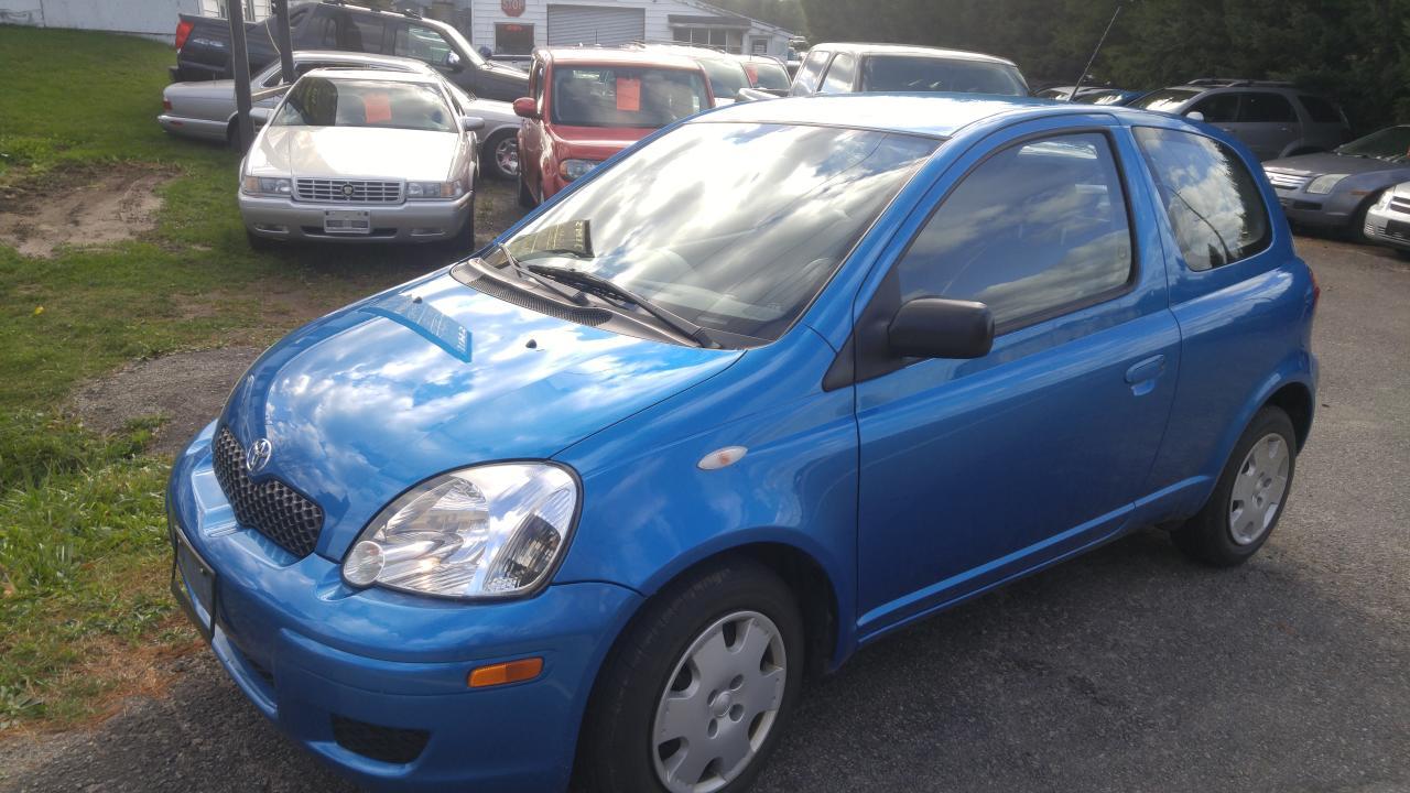 2005 toyota echo 5 speed standard low kms only 79531. cd player $4295 certified