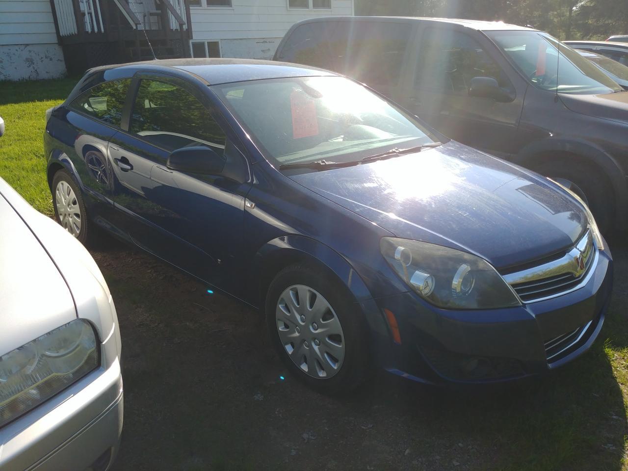2008 saturn astra 2 door hatch back automatic transmission pw pl cruise tilt 183974kms clean car. drives great certified for $ 4195