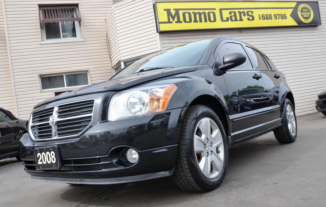 2008 Dodge Caliber SXT!

Inline 4 Cylinder 2.0L Engine! A/C + Cruise Control + Auxiliary Input + Steering Wheel Controls and so much more!

Meet Amanda! The newest member of the Momo Family! The Dodge Caliber is both innovative and retro! It is classed as a compact car. A five-passenger, five-door vehicle, but the Caliber isnt easily categorized, combining elements from hatchback, wagon and minivan designs. The seats are incredibly comfortable, with lots of head room, and theres a large amount of cargo space. Packaging is very functional, with folding rear seats that have a reclining adjustment setting and a fold-flat front passenger seat to make room for a ladder or lumber. Makes moving off to school easy as 1-2-3! An innovative option, especially for a car in this price class, is the air conditioned compartment in the glove box to chill water bottles or sodas. Perfect for those long trips and thirsty passengers! This is truly a versatile automobile that can adapt to your wants and needs over the years! You won?t want to miss your opportunity to take home Amanda today! Call one of Sales Professionals and let?s get the conversation started!

Here are two awesome facts that you want to know:

1) The Dodge comes with CVT, or continuously variable transmission. A CVT improves gas mileage because theres less internal friction. Anytime you can save some money at the pumps it?s a win!

2) Safety Features Include: ABS Brakes, Center high-mounted Stoplight, Front Impact Airbags, Overhead Airbags, Occupancy Sensor, Knee Airbag, Side Impact Beams, Seatbelt Pre-tensioners, Sentry Key, Panic alarm! 

Fuel Economy: You can drive 50km for approx $3.39! Rated at 8.71L/100km. Toronto from Niagara for only $7.61!

Did You Know? The company was one of the biggest producers of war material during the Second World War, creating ambulances like the WC54 and other much needed vehicles at that time.

Finance Amanda Today! ONLY $93.55 Bi-Weekly! With $500 down, 3 year loan @ 4.99%! (Sale Price: $5522 & Cost of borrowing $751.29) For well-qualified buyers. Whether youve got perfect credit or blemished we can do it all at Momo Cars! Inquire further as to your specific situation! 
To fill out our online CREDIT APPLICATION please visit:
www.momocars.ca/financing

Financing available for any and every situation. LOW INCOME, BANKRUPTCY, COLLECTIONS AND EVEN O.D.S.P.! We can do it all! From amazing prime rates to subprime! Youll be amazed at the Momo Difference! Dont hesitate to get a risk-free pre-approval today! Vehicle Repossession? Low Income? Student? Newly arrived to Canada? We can do it all! Down Payment May Be Required!

Call ahead to one of our experienced Sales Professionals as this one won?t last long!

Call: 905-688-9786
Email: info@momocars.ca
Text: 289-407-2838

Momo Cars Inc
www.MomoCars.ca

Located in Downtown St Catharines. We are a trusted member of the UCDA and licensed by OMVIC. Buy with confidence!

35 Minute Drive from Hamilton & Burlington. 60 Minute Drive from Toronto & Mississauga.