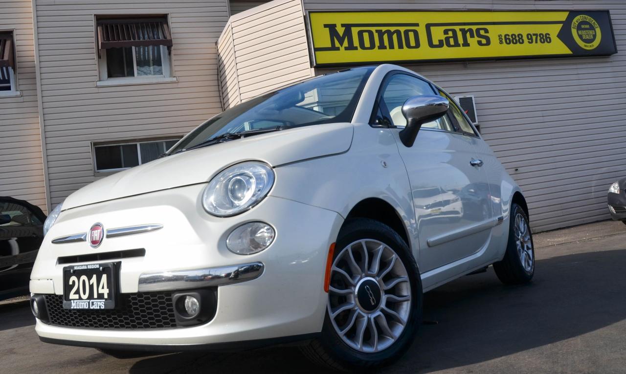 Used 2014 Fiat 500 Lounge!Convertible!Leather seats!ONLY$111Bi-weekly for sale in St Catharines, ON