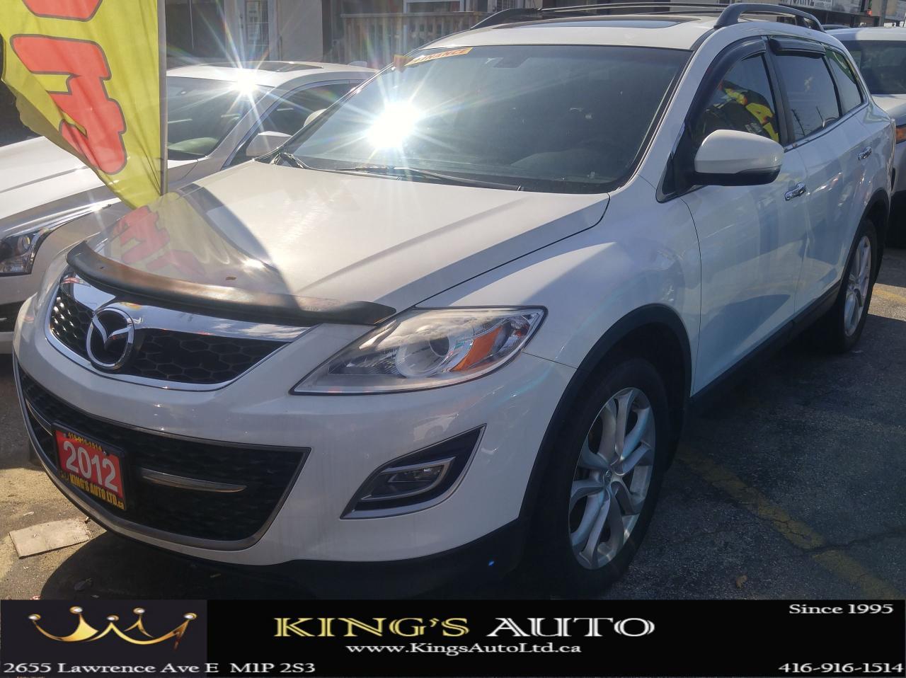 Used 2012 Mazda CX-9 GT,NAVI, AWD,7-PASS, SUNROOF, BACK-UP CAM, LEATHER for sale in Woodbridge, ON