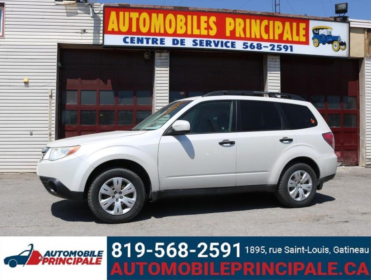AWD MANUEL! Rare et impressionnante cette Subaru Forester a beaucoup d'options &agrave; vous offrir dont le bluetooth, r&eacute;gulateur de vitesse et la commande audio au volant vient d'arriver! Venez faire un essai routier aujourd'hui!<br /><br />AWD MANUAL! Rare and impressive this Subaru Forester has plenty of options to offer including bluetooth, cruise control and steering wheel audio control just arrived! Come test drive today! All of our vehicles are sold with either a Quebec Safety or an Ontario Safety! All of our vehicles are sold with a 30 day complete warranty! Shop with confidence! Check out our website for many more great deals www.automobileprincipale.caTous nos v?hicules sont vendus avec une Inspection (safety) Qu?bec ou une Inspection (safety) Ontario! Tous nos v?hicules sont vendus avec une garantie compl?te de 30 jours! Magasinez en toute confiance! Consultez notre site Web pour de nombreuses autres aubaines www.automobileprincipale.ca