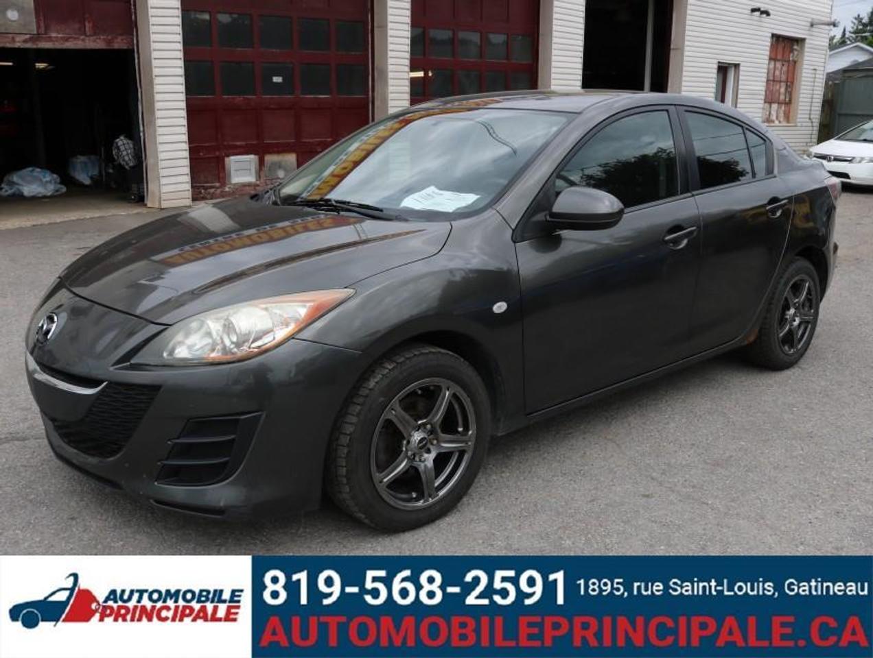 Compacte, fiable et &eacute;conomique, cette Mazda 3 est munie du groupe &eacute;lectrique, des freins ABS, lecteur CD et encore plus!<br /><br />Compact, reliable and economical, this Mazda 3 is equipped with the electric unit, ABS brakes, CD player and more! All of our vehicles are sold with either a Quebec Safety or an Ontario Safety! All of our vehicles are sold with a 30 day complete warranty! Shop with confidence! Check out our website for many more great deals www.automobileprincipale.caTous nos v?hicules sont vendus avec une Inspection (safety) Qu?bec ou une Inspection (safety) Ontario! Tous nos v?hicules sont vendus avec une garantie compl?te de 30 jours! Magasinez en toute confiance! Consultez notre site Web pour de nombreuses autres aubaines www.automobileprincipale.ca