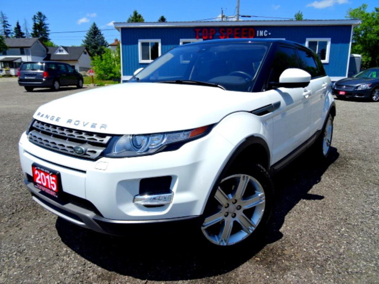 FULLY LOADED / NAVI / PANORAMIC ROOF / NO ACCIDENT / MERIDIAN SOUND SYSTEM / LAND ROVER WARRANTY / CERTIFIED  

BUY TO WIN * YOUR NAME WILL AUTOMATICALLY BE ENTERED IN A DRAW FOR A 49 TOSHIBA TV WITH EVERY CAR YOU PURCHASE FROM US! A NAME WILL BE DRAWN WITH EVERY FIVE VEHICLES SOLD!  

FINANCE AVAILABLE FOR AS LOW AS $562 Monthly or $259  Bi-Weekly (Taxes HST Included) with $0 down payment @ 3.99% interest rate, for 84 Months OAC.   

COMES CERTIFIED INCLUDED IN THE PRICE. ALL YOU PAY PRICE PLUS TAX & LICENSING  

MEMBER of OMVIC and UCDA BUY WITH CONFIDENCE  

CARPROOF AVAILABLE  

WE WELCOME ALL TRADES  
_______________________________________________

* 9 SPEED AUTOMATIC w/OD  

* PADDLE SHIFTER  

* CARPROOF AVAILIBE WITH ALL SERVICE RECORDS / CLEAN CARPROOF / NO ACCIDENT  

* NAVIGATION    

* MERIDIAN SOUND SYSTEM

* PANORAMIC ROOF

* HEATED STEERING WHEEL

* SMART KEY / KEYLESS ENTRY / PUSH BUTTON START

* ALLOY WHEELS

* WHITE ON BLACK LEATHER

* HEATED SEATS/ MEMORY SEATS / LUMBAR SUPPORT

* AUX / USB / 12v

* BLUETOOTH / TELEPHONE / MP3 PLAYER

* XENON LIGHTS

* CRUISE CONTROL

* AIR CONDITIONING 

* DUAL CLIMATE CONTROL

* BACK-UP CAMERA AND BIRD EYE VIEW BACK-UP CAMERA

* POWER TRUNK

* POWER SEATS

* POWER WINDOWS, POWER LOCKS

* POWER HEATED SIDE MIRRORS

* TWO SETS OF KEYS & MANUAL
_______________________________________________

TOP SPEED INC. 
728 YORK RD, GUELPH ON, N1E 6A5 
PHONE 519 900 6058 
FAX 519 480 0459 
TOPSPEED@TOPSPEEDINC.CA
WWW.TOPSPEEDINC.CA
_______________________________________________

OPERATION HOURS:
Mon - Wed : 10 a.m. - 7 p.m. 
Thurs - Sat : 10 a.m. - 5 p.m.
Sunday: Closed 
_______________________________________________

LUBRICO WARRANTY AVAILABLE*** CONTACT US FOR MORE INFO.