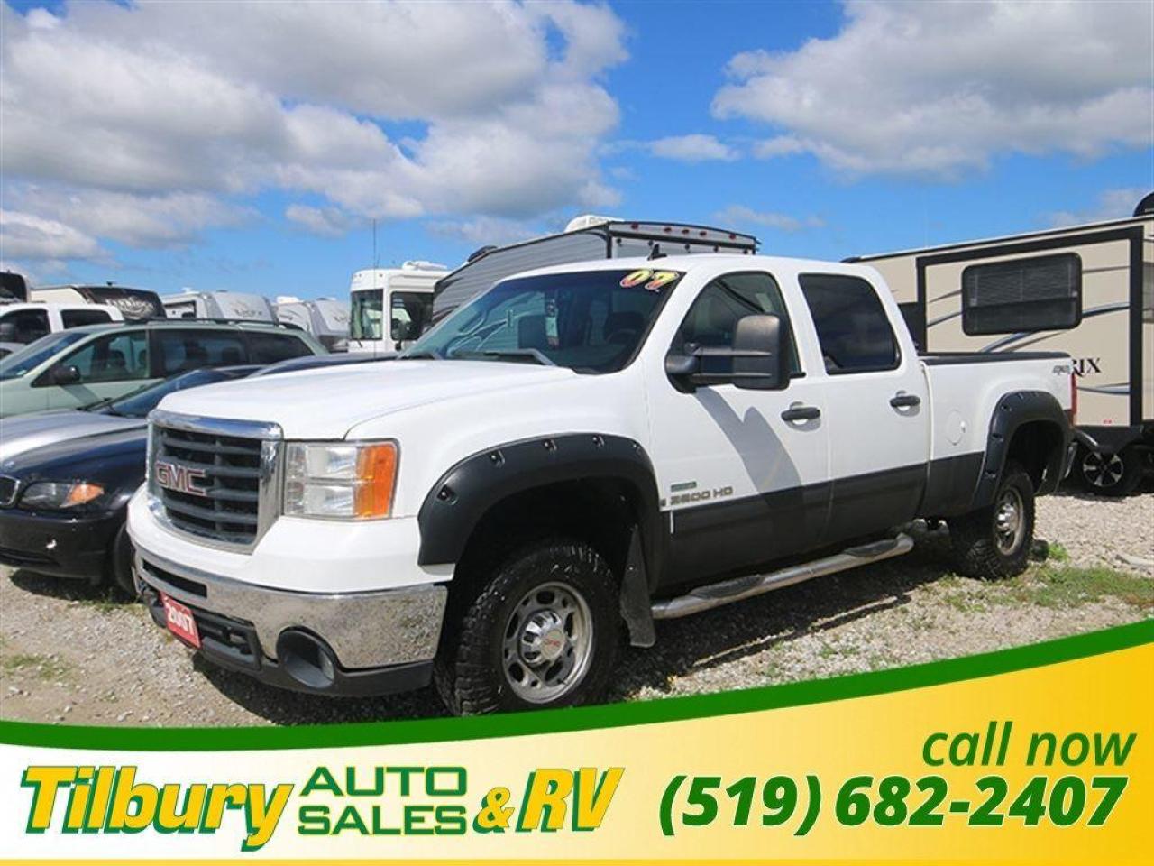 Used 2007 GMC Sierra 2500 HD Crew Cab **AS IS** 4x4. LOADED. V8 for sale in Tilbury, ON