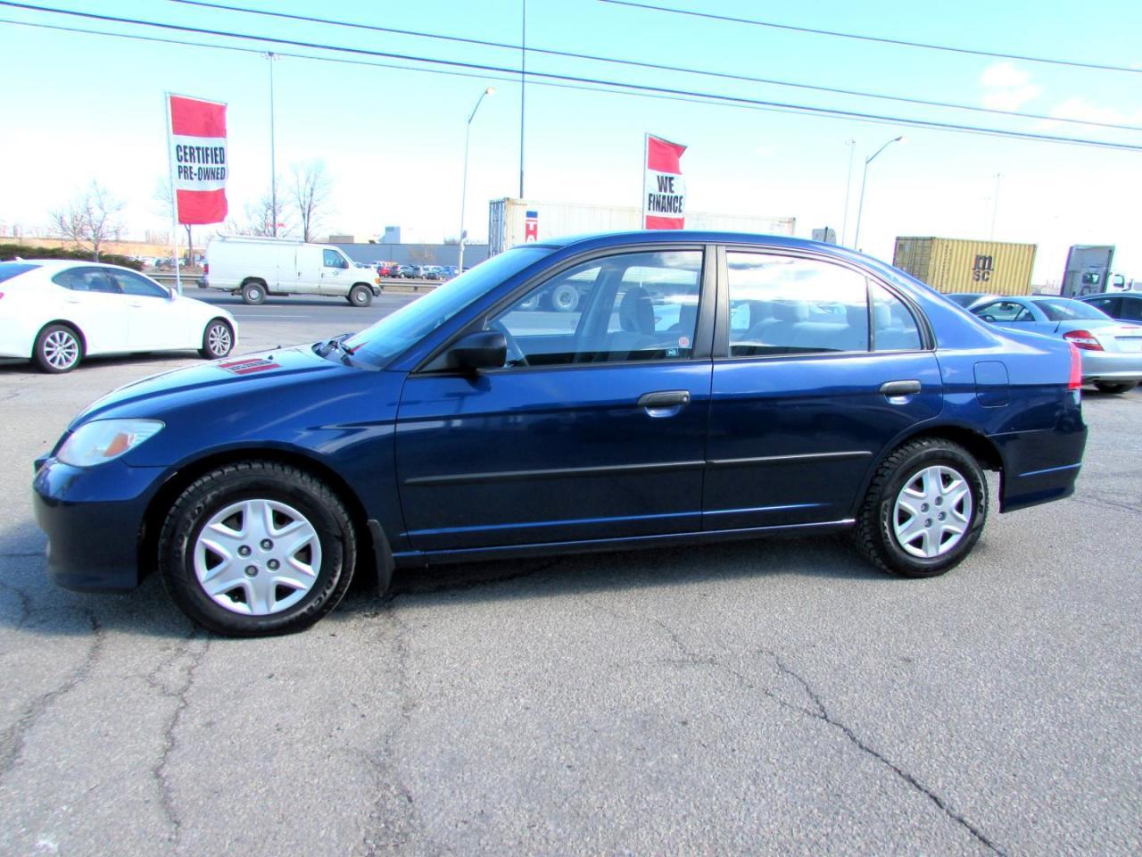 Used 2005 Honda Civic DX Special Edition Sedan 5 Spd Manual Certified 2Yr Warranty for sale in Milton, ON
