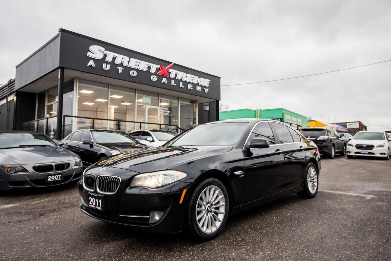 <p>The turbocharged straight-six is an absolute gem of an engine in this 2011 BMW 535i xDrive. Beneath the BMWs hood breathes a 300-horsepower, TwinPower turbocharged 3.0L inline six-cylinder engine. The exterior is sharp and the interior is also great, with quality materials, clean design and good fit-and-finish throughout. Drive-wise, its smooth and would be a perfect long-distance cruiser. Some great tech features this BMW has is the Navigation, bluetooth, back up camera, memory seats, and the automatic open/close trunk!&nbsp;</p>
<p>&nbsp;</p>
<p>**A WHEEL BALANCE, ALIGNMENT, & OIL CHANGE IS INCLUDED IN EVERY CERTIFIED VEHICLE**</p>
<p>Finance this vehicle for as little as $264.95 bi-weekly for 60 months at 4.99% O.A.C (estimated finance rate) with $0 down subject to approvals for a total cost of borrowing of only $2578.41. Call 905.554.8628 for more details and conditions.</p>
<p>The monthly payment on the vehicle has been calculated only for the purpose of comparison and is not an offer to provide a loan. This comparison is based on the bi-weekly payment of 60 months for all 2012 car models at 4.99% O.A.C, excluding licensing and additional fees. The APR rate applied is only an estimate, which may be below or above the rate you actually receive.</p>
<p>WARRANTY COVERAGE can be added at an additional cost. StreetXtreme offers a wide range of coverages to suit all your needs. We are also an authorized service centre for all our warranty companies for your convenience. A true one-stop-shop!</p>
<p>&nbsp;</p>
<p>This vehicle will come SAFETY CERTIFIED & FULLY DETAILED</p>
<p>HST + LICENSING EXTRA</p>
<p>&nbsp;</p>
<p>We are an OMVIC & UCDA member so buy with confidence and more importantly... a PEACE OF MIND.</p>
<p>&nbsp;</p>
<p>StreetXtreme strives to purchase our vehicles at the lowest cost so we can retail it for the lowest price. We spend quality time doing our research to make sure our prices are competitive and for this reason, our prices are HAGGLE FREE. Thank you for understanding.</p>
<p>&nbsp;</p>
<p>CALL NOW at (905) 554-8628 - Press #1 for Sales Department OR you can also call:</p>
<p>Kevin @ (647) 927-8780</p>
<p>Tommy @ (416) 720-7721</p>
<p>Nathan @ (647) 575-8892</p>
<p>&nbsp;</p>
<p>For more details in regards to financing, please visit: https://www.streetxtreme.ca/financing-landing/</p>
<p>To view our full inventory list, please visit: https://www.streetxtreme.ca/vehicles/</p>
<p>&nbsp;</p>
<p>StreetXtreme Auto Gallery</p>
<p>5829 Hwy 7 East</p>
<p>Markham, Ontario</p>
<p>L3P 1A5</p>
<p>(905) 554-8628 Ext. 1</p>
<p>&nbsp;</p>
<p>StreetXtreme Street Extreme StreetExtreme Street Xtreme</p>