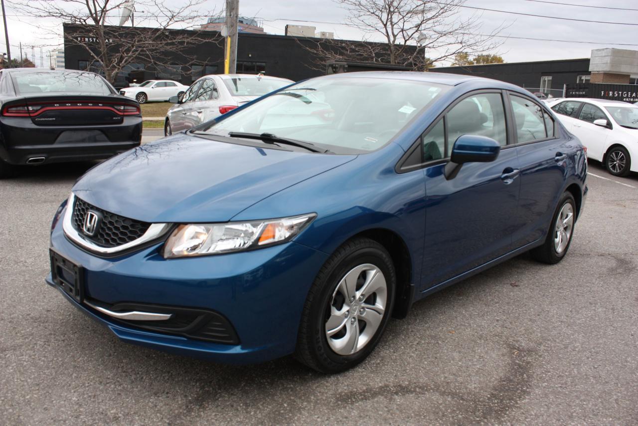 2015 HONDA CIVIC BLUE ON GREY COMES WITH FULL POWER GROUP OPTIONS, BLUETOOTH, BACK UP CAMERA, POWER WINDOWS AND LOCK AND MUCH MUCH MORE THIS VEHICLE COMES FULLY CERTIFIED, E-TEST AND ADMIN FEES ALL INCLUDED IN THE PRICE, FOR MORE INFO PLEASE CONTACT US AT 1855-350-1313 

AT AA Canada INC. all of our vehicles come with a Safety Standard Certificate, Emission test plus HST. CARPROOF will be provided at the dealership ALL TRADE INS WELCOME. We also provide warranty packages and financing rates starting at 4.5% all credits types GOOD OR BAD CREDIT! Interested? We are here to serve you, call us at Toll free 1-855-350-1313 or 647-350-1313 email us at aacanadainc@gmail.com or visit us online at www.aacanadainc.com