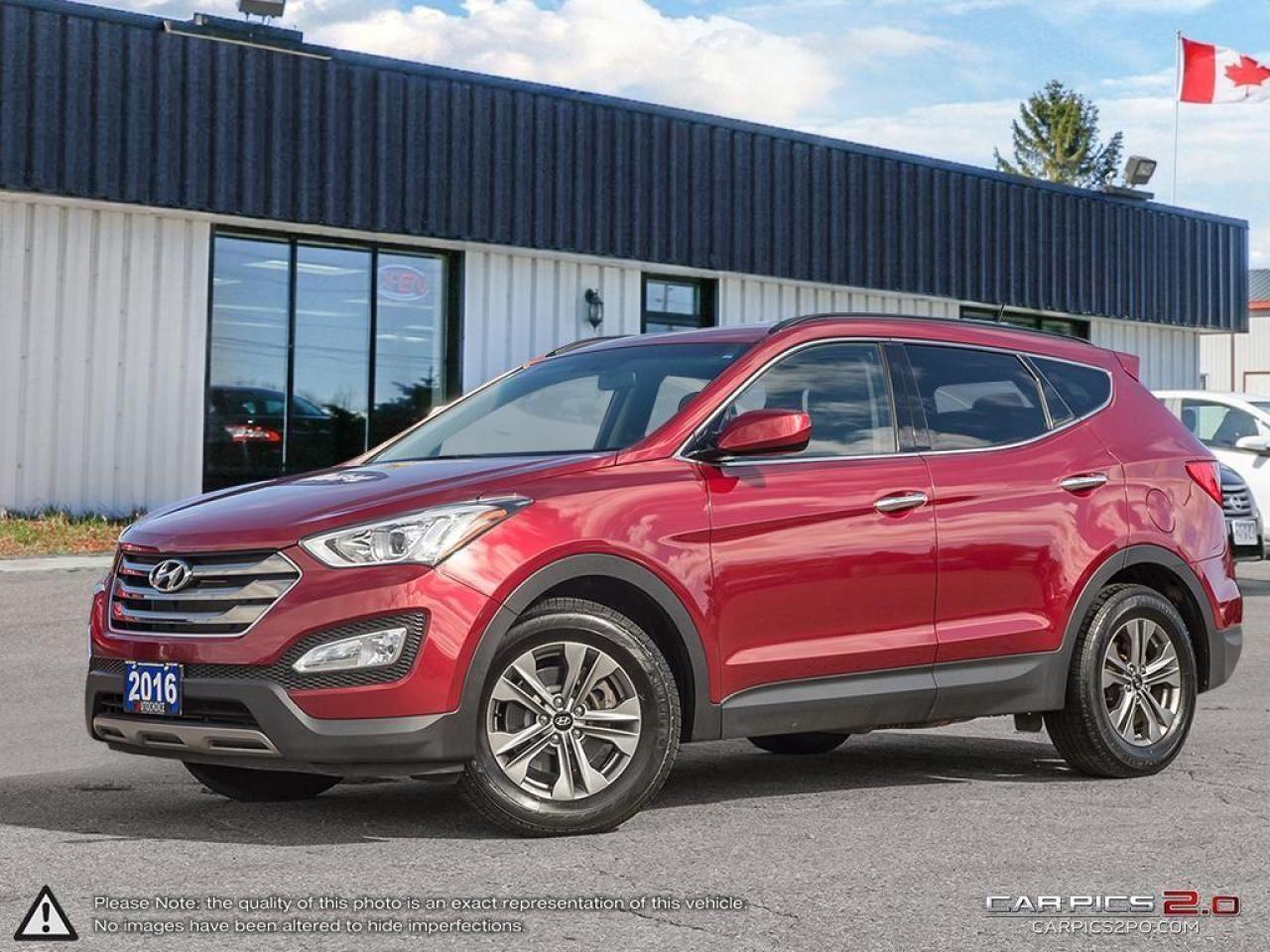 Used 2016 Hyundai Santa Fe Premium,ECO,B.TOOTH,HEATED F+R SEATS+S.WHEEL for sale in Campbell River, BC