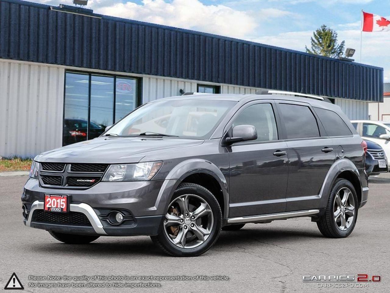 Used 2015 Dodge Journey Crossroad,7 SEATER,NAVI,DVD,HEATED SEATS+S.WHEEL for sale in Campbell River, BC