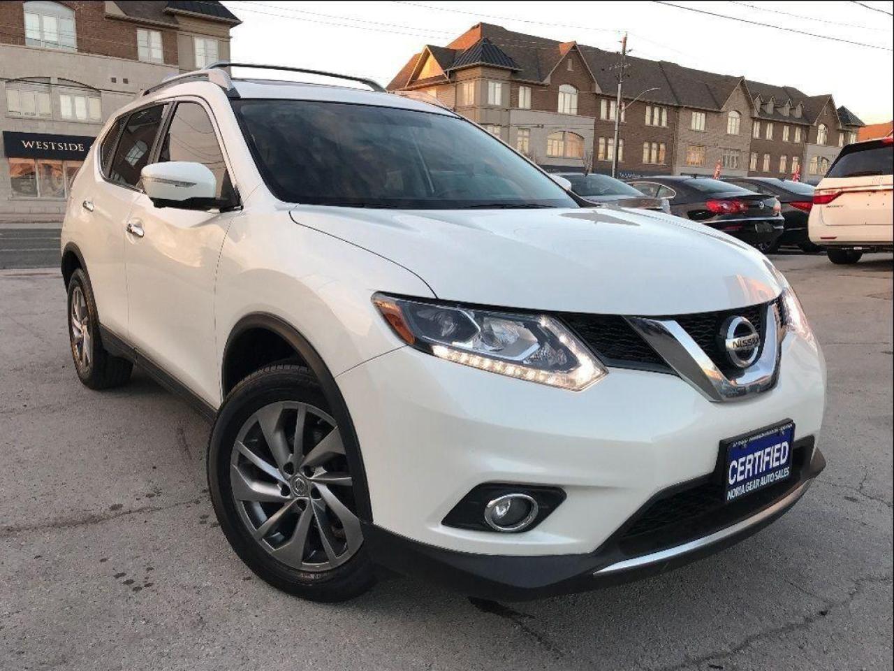 Used 2015 Nissan Rogue SL PREM PKG|AWD|Navi|Leather|Panoramic roof for sale in Burlington, ON