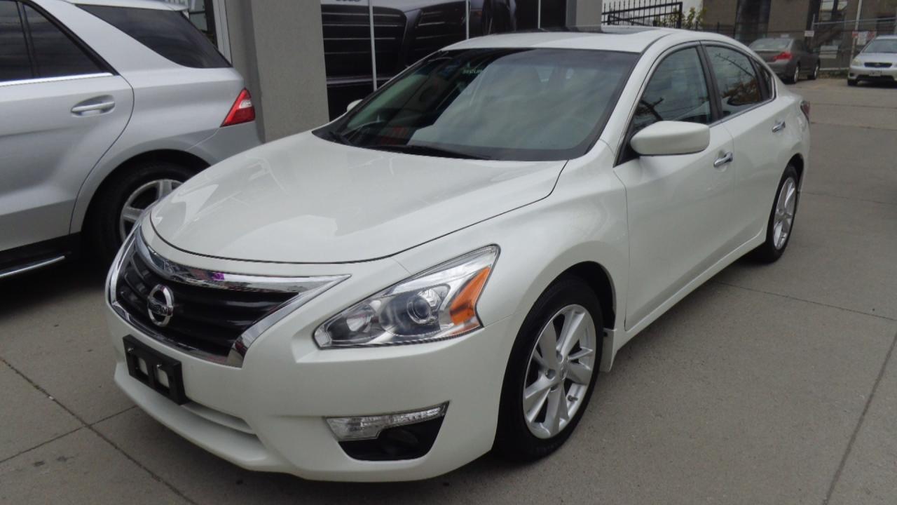 DIRECTLY FROM NISSAN CANADA. ONE OWNER. OFF LEASE. FREE OF ACCIDENTS. ALL SERVICE RECORDS. LOOKS GREAT. COMES LOADED WITH ALL POWER OPTIONS, SUNROOF, BLUETOOTH, CRUISE CONTROL, ALLOY WHEELS, AND MUCH MORE... CARPROOF VERIFIED! FINANCING AVAILABLE FOR ANY CREDIT STARTING FROM 4.9%! UP TO 6 YRS WARRANTY AVAIL.! WE ARE MORE THAN 15 YEARS UCDA MEMBERS! FULL HISTORY DISCLOSURE! WE SERVICE WHAT WE SELL! SAVE $$$ ON FUTURE MAINTENANCE COSTS! WE HELP YOU TO MAINTAIN YOUR VEHICLE! 1057 MARTIN GROVE RD., TORONTO. TEL:416-645-0398 WEBSITE: WWW.LEONSFINECARS.CA CERTIFICATION PACKAGE CAN BE PURCHASED FOR ONLY $399 THAT INCLUDES FULL CERTIFICATION, E-TEST, PROFESSIONAL DETAILING AND 1 MONTH 1500KMS WARRANTY. IF NOT CERTIFIED AS PER OMVIC REGULATIONS THE VEHICLE DEEMED TO BE NOT DRIVABLE, NOT CERTIFIED AND NOT E-TESTED. ALL OUR VEHICLES ARE MECHANICALLY FIT AND DRIVE EXCELLENT! 1057 MARTIN GROVE RD., TORONTO. 1N4AL3AP2EN256231