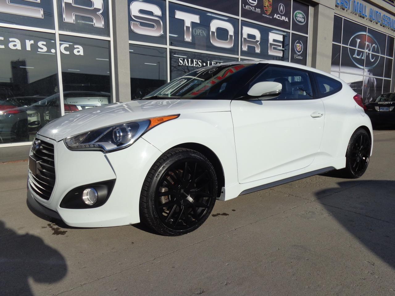 Used 2014 Hyundai Veloster Turbo w/Colour Pack.NAVI.PANO ROOF for sale in Etobicoke, ON