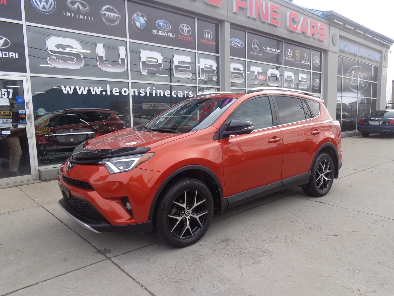 Used 2016 Toyota RAV4 SE Navigation. Leather. Sunroof. AWD for sale in Etobicoke, ON