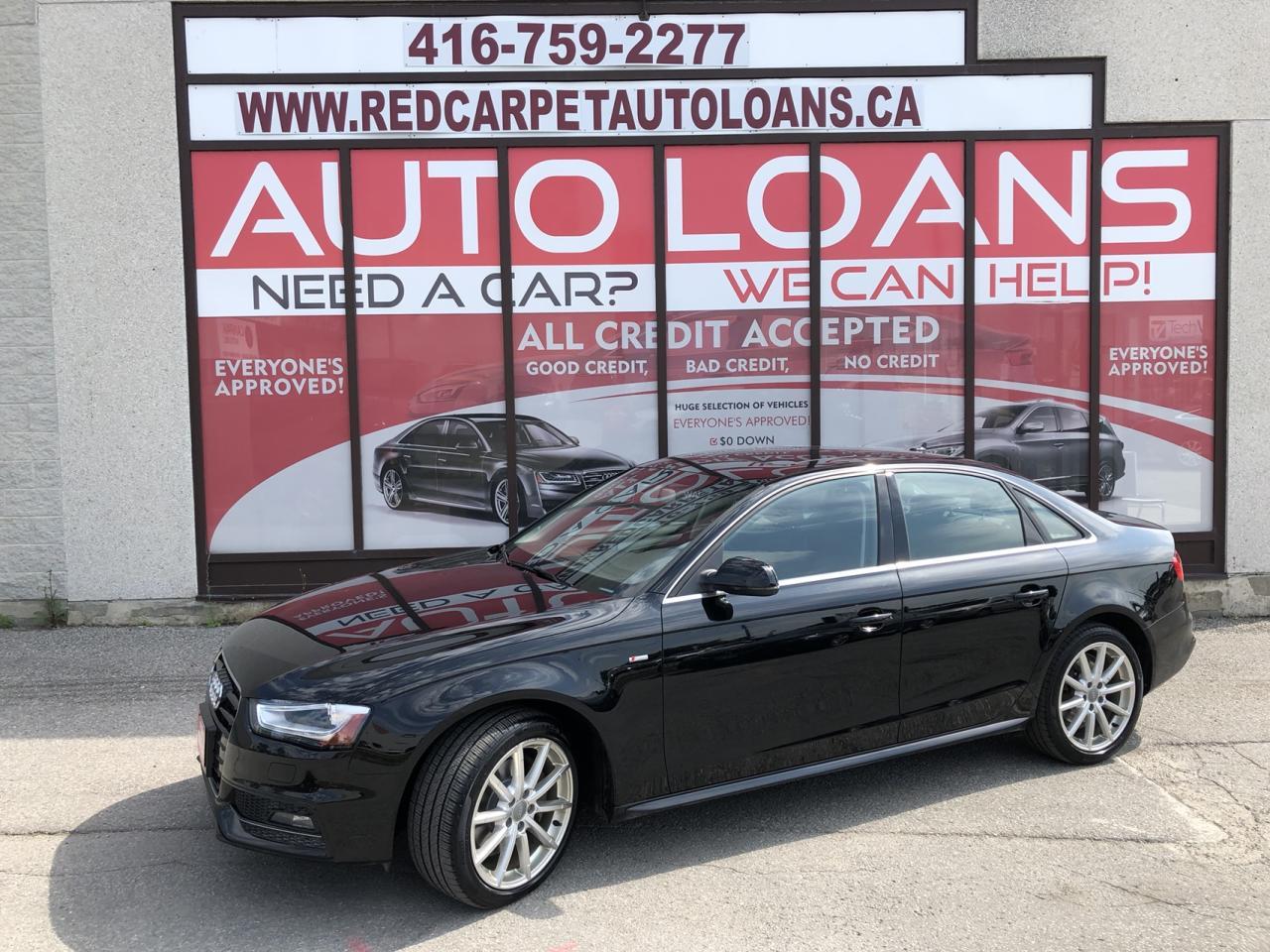 Used 2016 Audi A4 2.0T Progressiv plus S-LINE-ALL CREDIT ACCEPTED for sale in Peterborough, ON