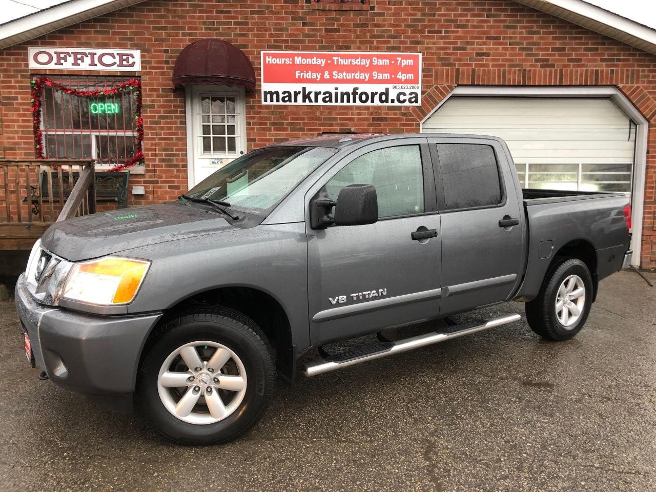<p><span style=font-size: small;>Very clean and tidy, One-Owner trade from Kingston, ON.&nbsp; 5.6 litre V8, automatic, full power group, remote keyless entry, deep tinted windows, bluetooth, back up camera, factory alloys, power rear window, power pedals, audio steering wheel controls, rear park assist, step bars, towing package, power inverter, great price, great truck!</span></p>
<p><span style=font-size: small;>Carfax One-Owner, Claims Report Included!</span></p>
<p><span style=font-size: small;>Call (905) 623-2906&nbsp;</span></p>
<p><span style=font-size: small;>Text Mark: (905) 431-0966 or Email: mark@markrainford.ca</span></p>
<p><span style=font-size: small;>Text Fred: (905) 243-7875 or Email: fred@markrainford.ca</span></p>