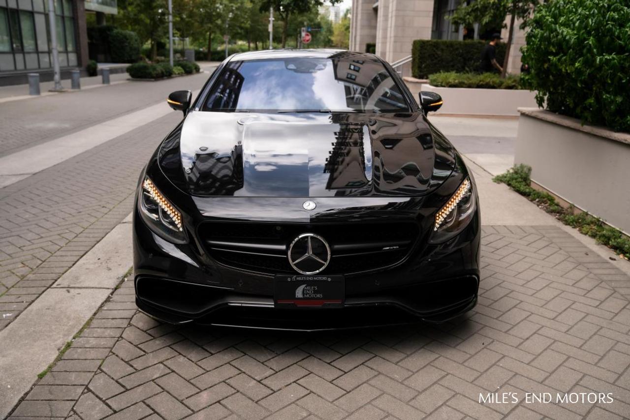 Very nicely optioned 2016 S63 AMG Coupe. Black on Black and only 38000kms. No accidents to report and yours for $124,900

Options are:
Exclusive Package
AMG Performance Steering Wheel
AMG 20inch Forged 10-Spoke Alloy Wheels
Splitview
Air Balance Package
AMG Night Package
Designo Black DINAMICA Roof Liner
Carbon Fibre Trim