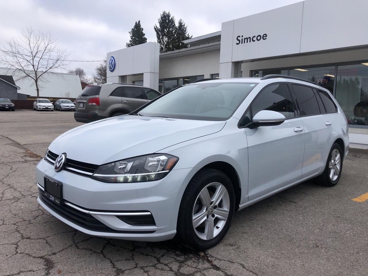 JUST TRADED!!! 2018 VOLKSWAGEN GOLF SPORTWAGEN -   4MOTION (ALL WHEEL DRIVE), HEATED SEATS,  MANUAL 6 SPEED, BACK UP CAMERA, CPO
RARE color White Silver and a 6 speed. As clean as they come!!! Price has been reduced for a quick sale. Hurry before its gone!