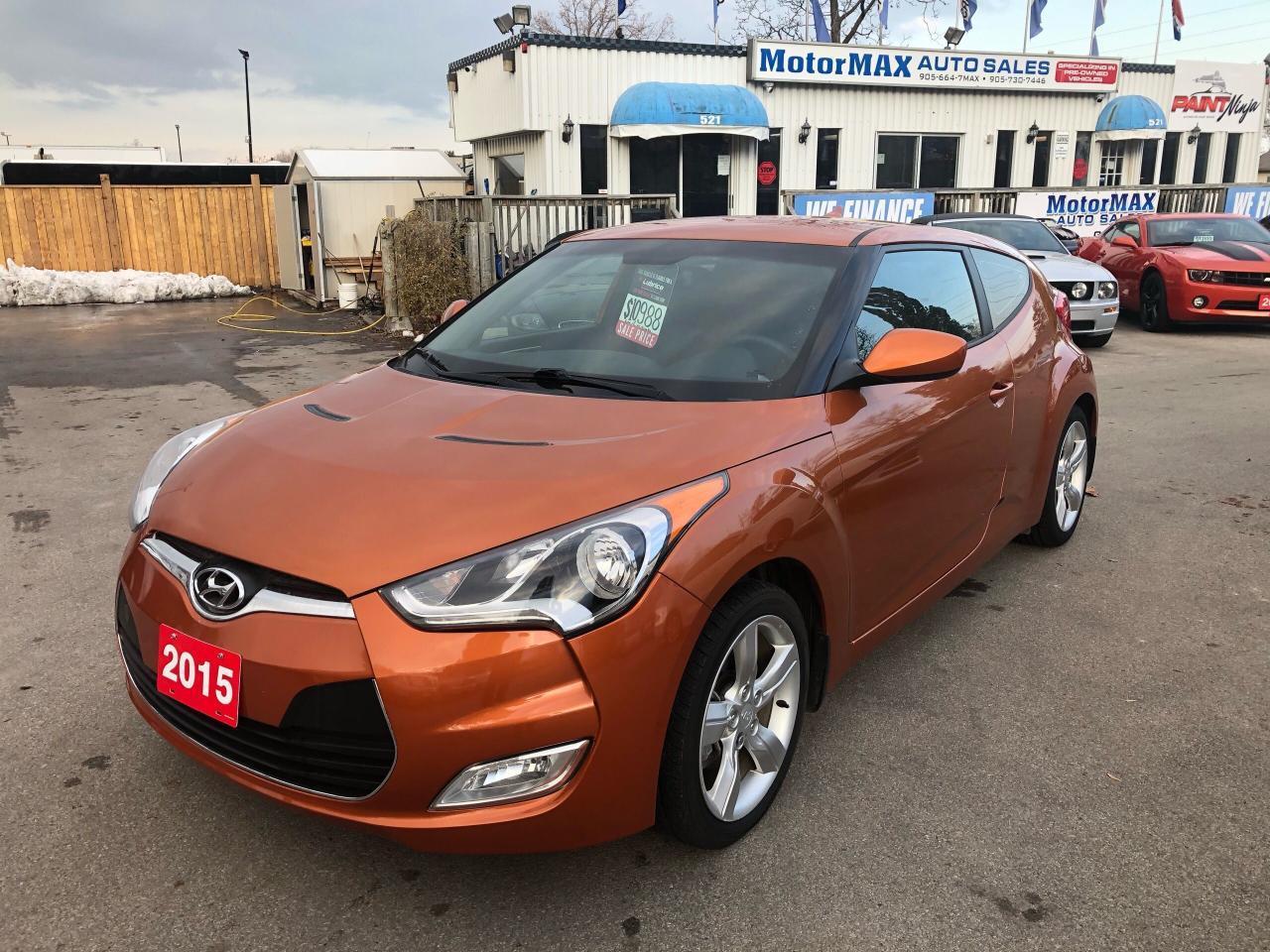 Used 2015 Hyundai Veloster Coupe- ACCIDENT FREE- WE FINANCE for sale in Stoney Creek, ON