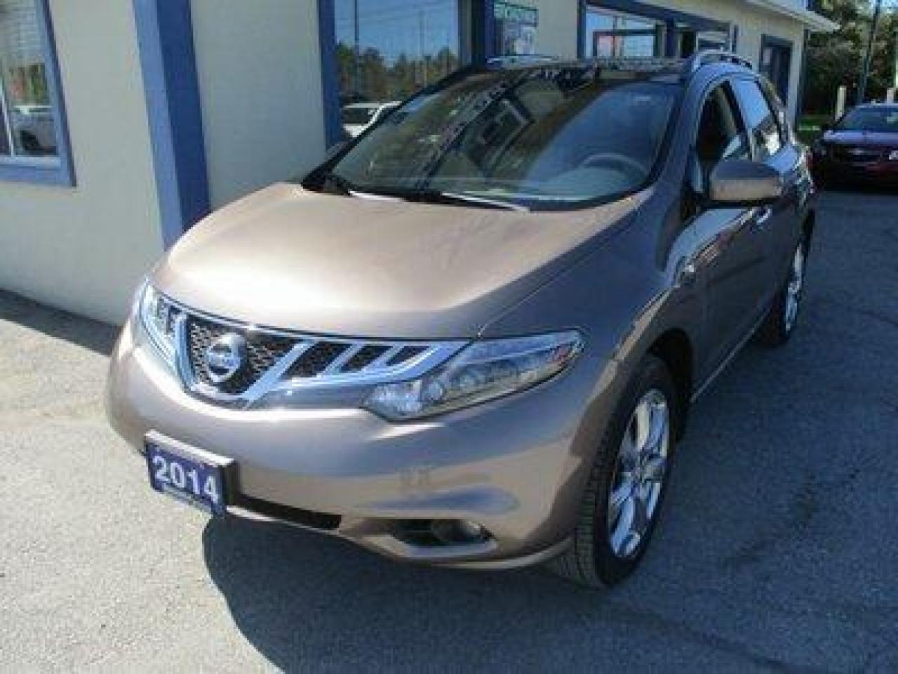 Used 2014 Nissan Murano ALL-WHEEL DRIVE PLATINUM EDITION 5 PASSENGER 3.5L - V6.. NAVIGATION.. LEATHER.. HEATED SEATS.. DUAL SUNROOF.. BACK-UP CAMERA.. for sale in Truro, NS