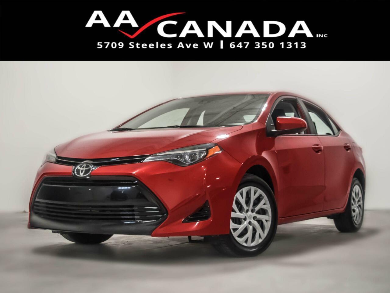 <p>2018 Toyota Corolla LE. bread on black interior, power windows, power mirrors, heated seats, backup camera, keyless entry and much more</p><p>&nbsp;</p><p>AA CANADA INC IS LOCATED AT 5709 Steeles Ave W. North York, ON, M9L1S7. We are a local family dealership established since 2001. We bring all of our customers not only the finest selection of used premium vehicles, but also the most outstanding customer service.</p><p>WE APPROVE EVERYONE from all different credit ratings! We offer our customers the industries most competitive financing rates, starting as low as 4.99% OAC*.&nbsp; -&nbsp; Also to insure the fullest customer satisfaction we carry a great line of premium warranties, suitable for any budget! All vehicles can be certified for an additional cost of $595</p><p>Our customers can take advantage of our high evaluation appraisal on all TRADE - IN vehicles! Come in, call us, or email your inquiries today!Toll free : 1-855-350-1313Direct : 647-350-1313Email : aacanadainc@gmail.comWebsite : http://www.aacanadainc.ca&nbsp;</p>