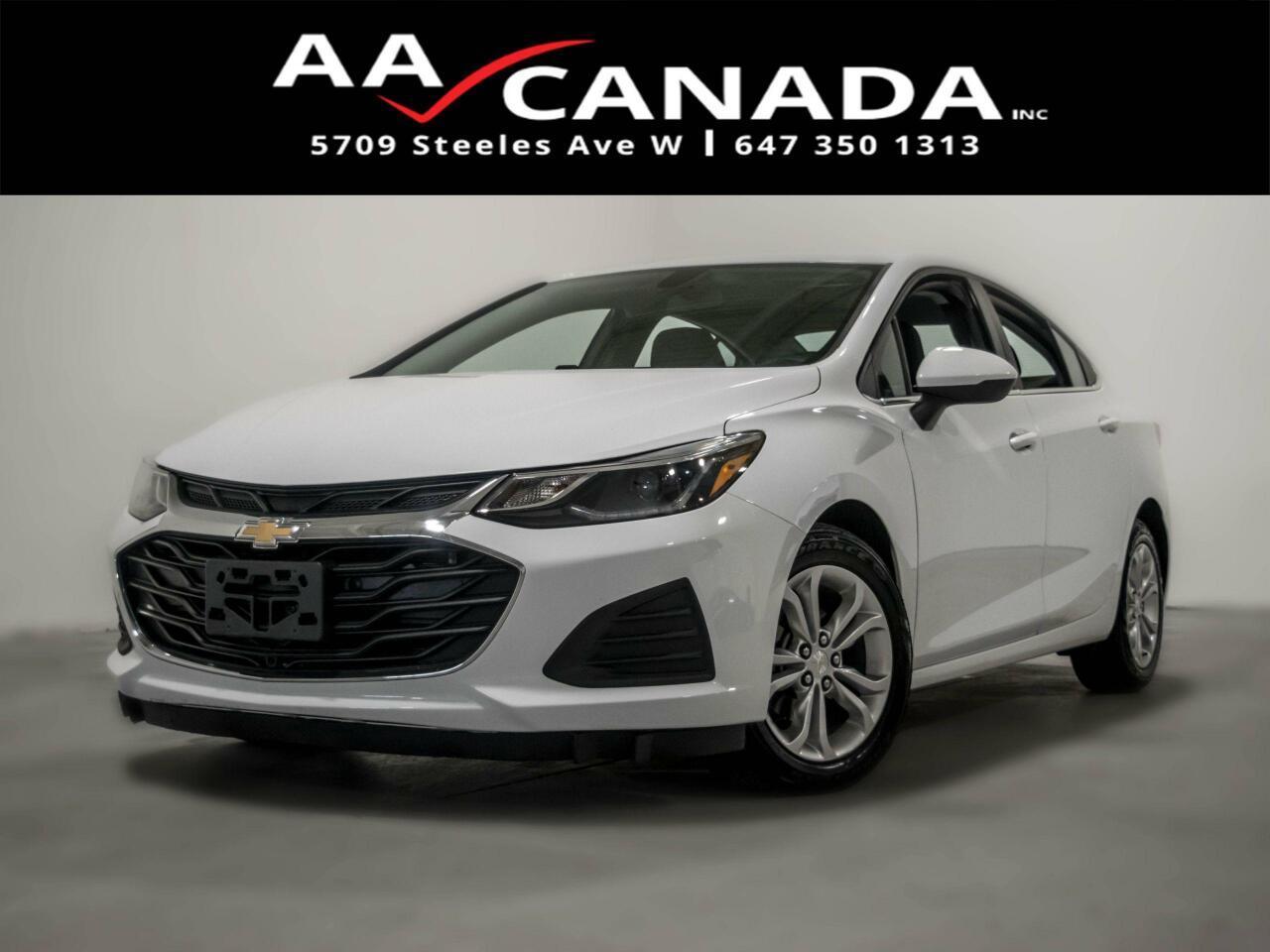 <p>2019 Chevrolet Cruze. White on black interior, power windows, power locks, power mirrors, power seats, push start, parking sensors, backup camera, keyless entry and much more</p><p>&nbsp;</p><p>AA CANADA INC IS LOCATED AT 5709 Steeles Ave W. North York, ON, M9L1S7. We are a local family dealership established since 2001. We bring all of our customers not only the finest selection of used premium vehicles, but also the most outstanding customer service.</p><p>WE APPROVE EVERYONE from all different credit ratings! We offer our customers the industries most competitive financing rates, starting as low as 4.99% OAC*.&nbsp; -&nbsp; Also to insure the fullest customer satisfaction we carry a great line of premium warranties, suitable for any budget! All vehicles can be certified for an additional cost of $595</p><p>Our customers can take advantage of our high evaluation appraisal on all TRADE - IN vehicles! Come in, call us, or email your inquiries today!Toll free : 1-855-350-1313Direct : 647-350-1313Email : aacanadainc@gmail.comWebsite : http://www.aacanadainc.ca&nbsp;</p><p>&nbsp;</p>