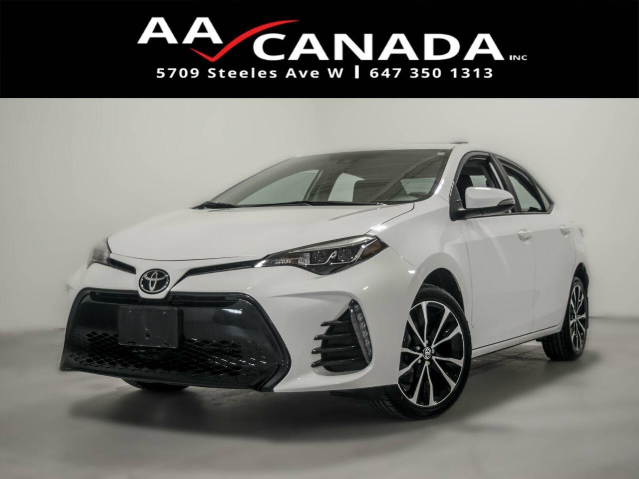 <p>2019 Toyota Corolla. white on black leather interior, power windows, power locks, power mirrors, heated steering wheel, Lane keep assist, heated seats, backup camera, sunroof, keyless entry and much more</p><p><br></p><p>AA CANADA INC IS LOCATED AT 5709 Steeles Ave W. North York, ON, M9L1S7. We are a local family dealership established since 2001. We bring all of our customers not only the finest selection of used premium vehicles, but also the most outstanding customer service.</p><p>WE APPROVE EVERYONE from all different credit ratings! We offer our customers the industries most competitive financing rates, starting as low as 4.99% OAC*.&nbsp; -&nbsp; Also to insure the fullest customer satisfaction we carry a great line of premium warranties, suitable for any budget! All vehicles can be certified for an additional cost of $595</p><p>Our customers can take advantage of our high evaluation appraisal on all TRADE - IN vehicles! Come in, call us, or email your inquiries today!Toll free : 1-855-350-1313Direct : 647-350-1313Email : aacanadainc@gmail.comWebsite : http://www.aacanadainc.ca&nbsp;</p>