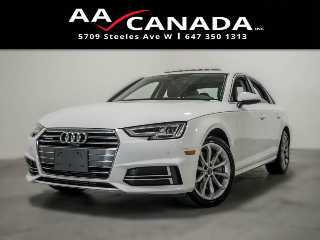 Used 2018 Audi A4 Progressiv for sale in North York, ON