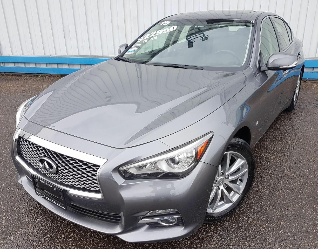 Used 2015 Infiniti Q50 AWD *NAVIGATION* for sale in Steinbach, MB