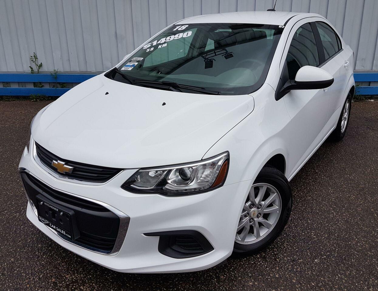Used 2018 Chevrolet Sonic LT *HEATED SEATS* for sale in Vaughan, ON
