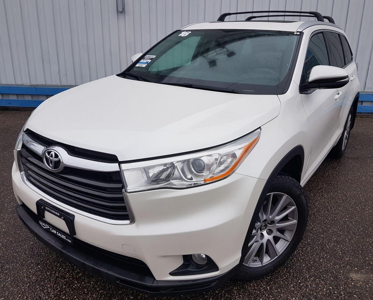 Used 2016 Toyota Highlander XLE *LEATHER-SUNROOF-NAVIGATION* for sale in Mississauga, ON
